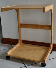 Load image into Gallery viewer, Single/ Double Shelf Side tables - Primary Bamboo Colour
