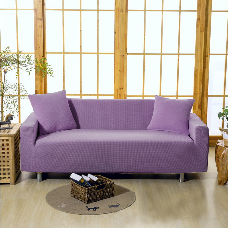 Lavender Quilted Pattern Water Resistant Couch Cover