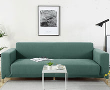 Load image into Gallery viewer, Sea Green Quilted Pattern Water Resistant Couch Cover
