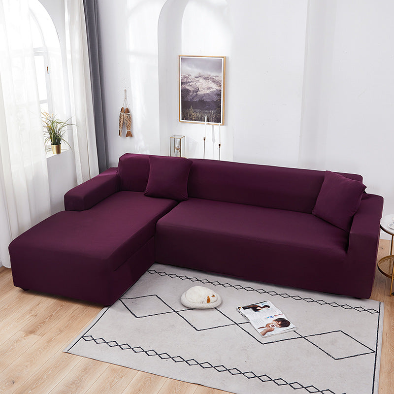 Bean Red Anti-Slip Couch Cover