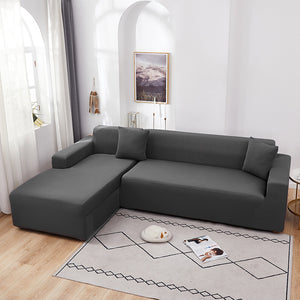 Grey Anti-Slip Couch Cover