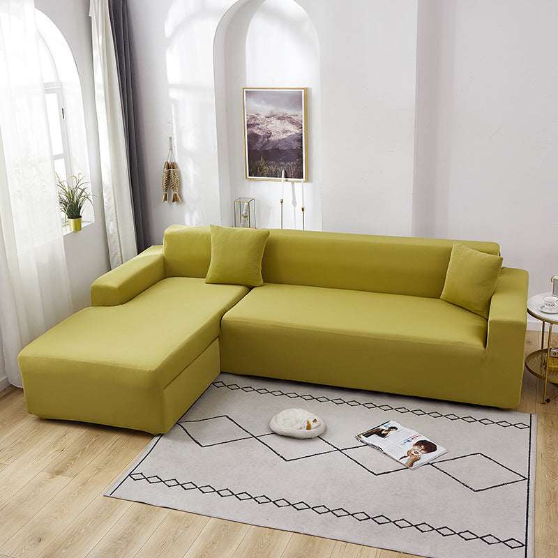 Mustard Anti-Slip Couch Cover
