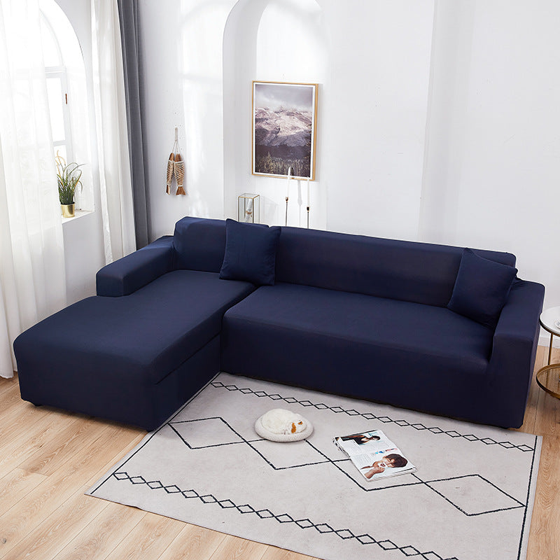 Navy Anti-Slip Couch Cover