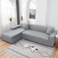 Load image into Gallery viewer, Silver Grey Anti-Slip Couch Cover
