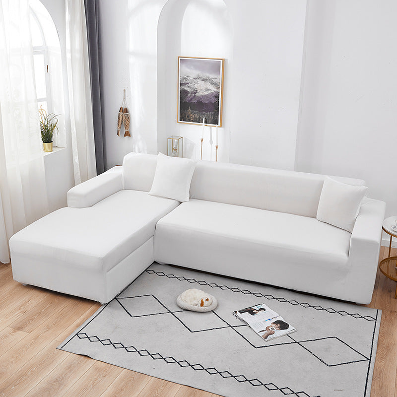 White Anti-Slip Couch Cover