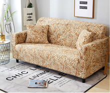 Load image into Gallery viewer, Bohemian Brown Couch Cover
