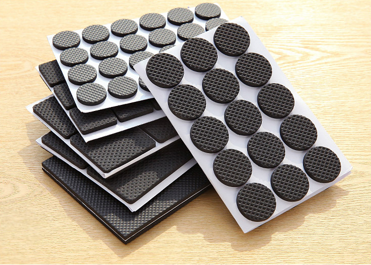 Thick non-slip couch, chair, furniture foot protection pads 12-piece