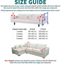 Load image into Gallery viewer, White Anti-Slip Couch Cover
