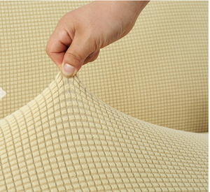 Tan Quilted Pattern Water Resistant Couch Cover