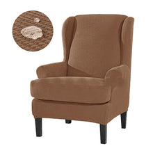 Load image into Gallery viewer, Wingback water resistant chair cover - Multiple Colors
